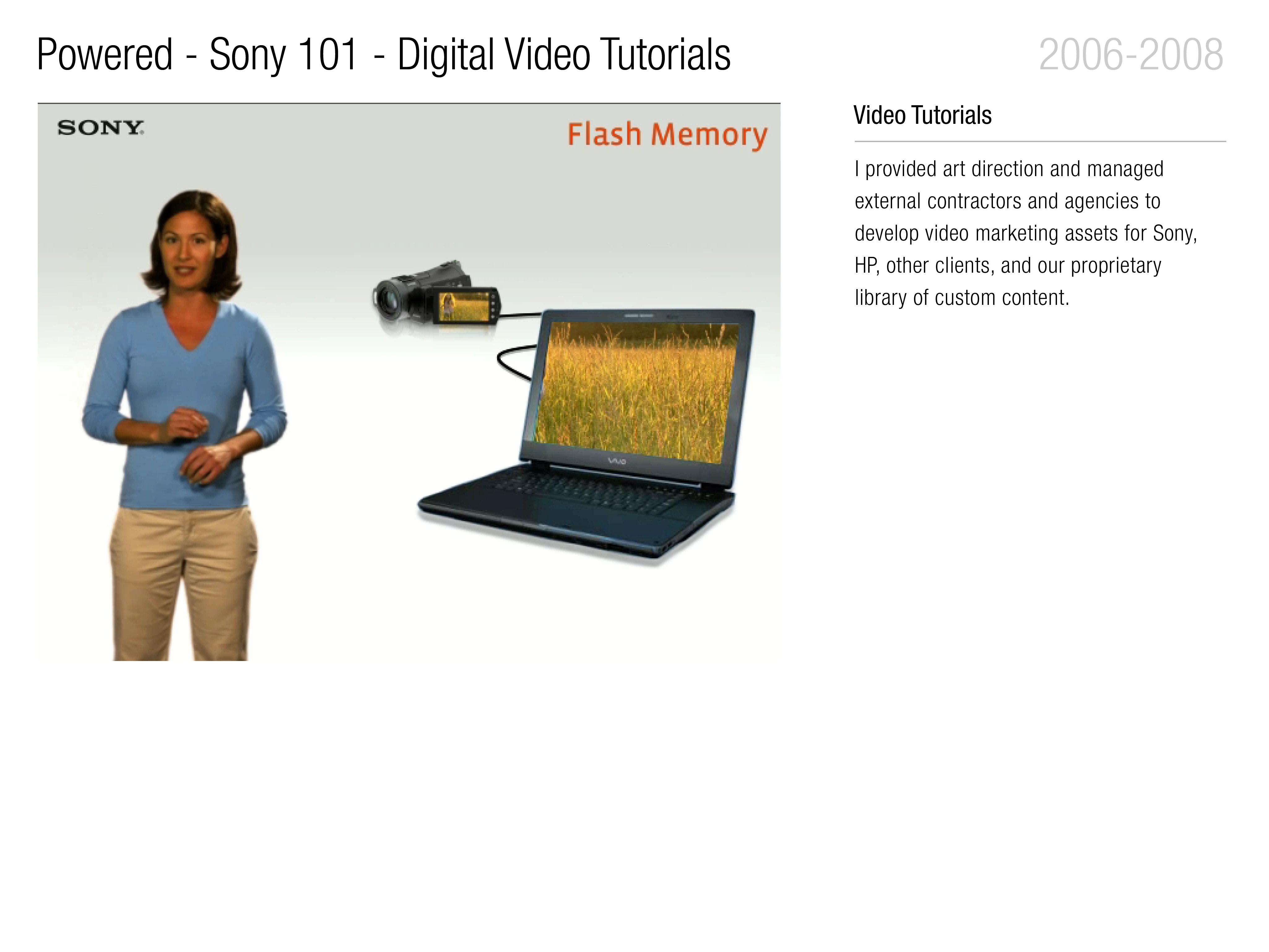 Page 6 - Sony 101 - Videos on Video
