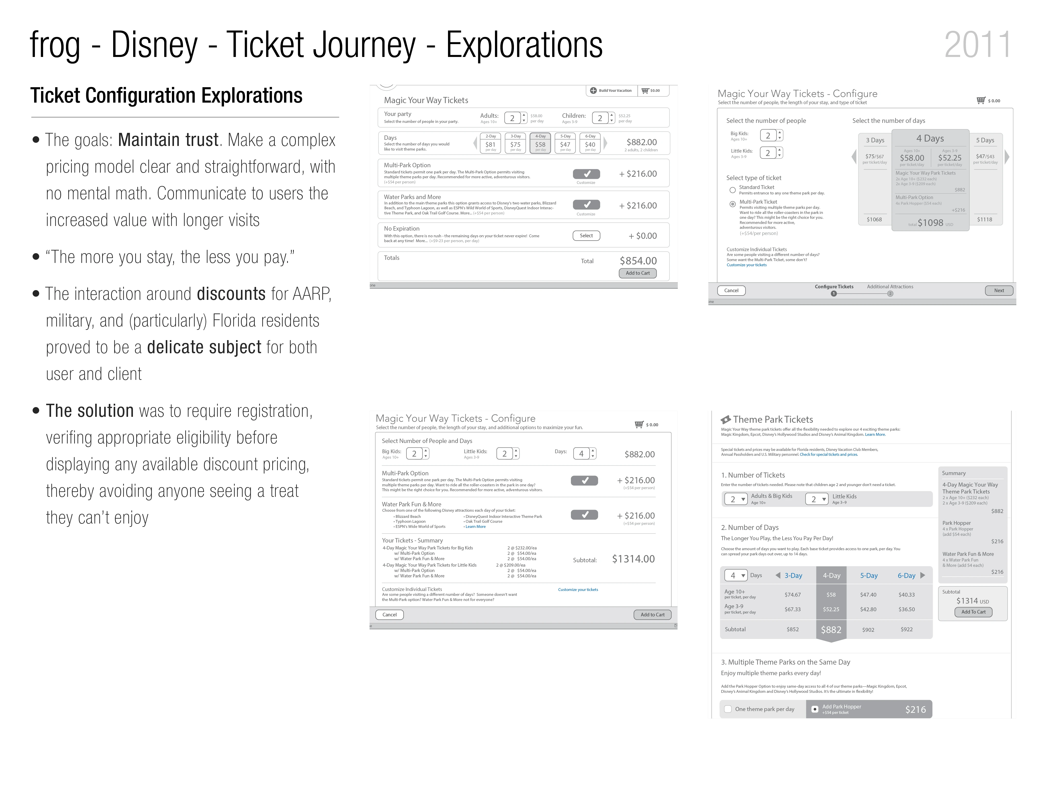 Page 3 - Ticket Configuration Explorations